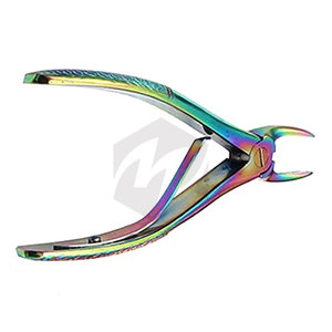 Forceps d'extraction dentaire manuels en acier inoxydable de haute qualité, multicolores arc-en-ciel, instruments pédiatriques - Product Image 2