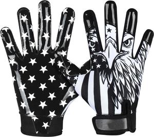 Nouveauté 2026 : Gants de football américain sur mesure, personnalisables, avec grip, imperméables, protection UV, pour l'entraînement et les matchs, pour receveurs - Product Image 1