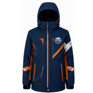 Men's Heavy Duty Parka <b>Jacket</b> with <b>Waterproof</b> Coating, Thick Quilted Lining, Adjustable Hood and Reinforced Construction - Product Image 1