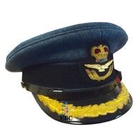 Casquette uniforme noire OEM pour officiers et chauffeurs de taxi, chapeaux de fête d'extérieur 100 % laine écologique, tailles personnalisées, toutes saisons