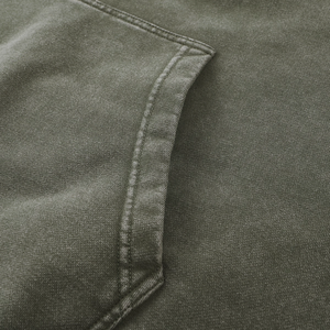 เสื้อฮู้ดวินเทจสั่งทำพิเศษ ผ้าฝ้าย 100% หนัก 430 กรัม ย้อมสีพื้น ซิปหน้า ทรงปกติ สตรีทแวร์ ยูนิเซ็กส์ - Product Image 5