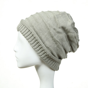 Unisex Solid Color Knit Beanie Hat 100% Acrylic <b>Winter</b> <b>Cap</b> Casual Adult 56-58CM Computer Knitted - Product Image 4