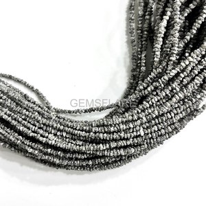 Natural Grey Diamond Beads Aaa Gray Diamond Uncut Beads 2-3MM Raw Diamond Beads Rough Diamond Nugget Beads For Jewelry Making Su - Product Image 5