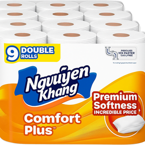 Haute qualité NGUYEN KHANG 3 plis doux jetables papier hygiénique Vietnam fait pâte de bois vierge 6 rouleaux/paquet certifié - Product Image 3