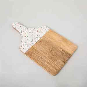 Planche à découper en bois massif pour la cuisine |   Planche à découper de qualité supérieure pour la cuisine traditionnelle et moderne - Product Image 5