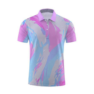 Wholesale OEM Sublimation Custom Design Your Own Brand Polo Shirt Short Sleeve Men's Polyester Polo Shirts - Product Image 5