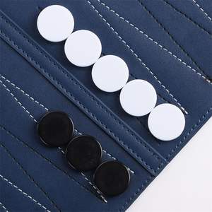 Tapete de Backgammon Enrollable de Viaje, Estilo Cosido, Duradero, de Cuero PU, para Exteriores, Venta al Por Mayor - Product Image 6