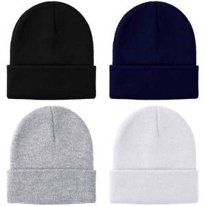 Gorro de Invierno Unisex, Tejido Grueso, Estilo Casual, para Esquí y Deportes, con Etiqueta Personalizada Colorida, Estilo Hip Hop - Product Image 3