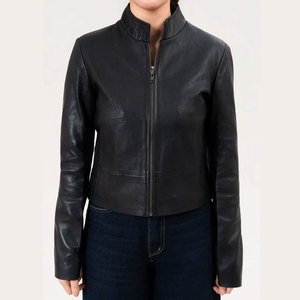 Latest Fashion Comfortable High Quality Women Leather Jacket For Style Fashionable Winter for Autumn Season - Product Image 1