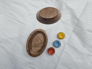 Cuencos de madera ovalados hechos a mano para velas, artesanía y curiosidades, al por mayor |   Decoración para el Hogar de Acción de Gracias, Halloween y Navidad |   OEM - Product Image 6