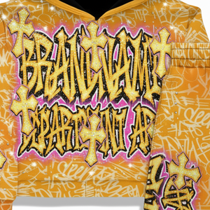 Ensemble sweat à capuche zippé et pantalon pour homme, style vintage, 100 % coton tricoté respirant 500 g/m², imprimé numérique motif dessin animé, coupe oversize - Product Image 4