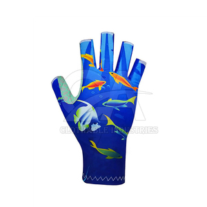 ถุงมือตกปลาแบบกำหนดเองขายส่ง กันลื่น กันน้ำ ระบายอากาศได้ดี น้ำหนักเบา ป้องกันการบาด สำหรับผู้ชายและผู้หญิง - Product Image 3