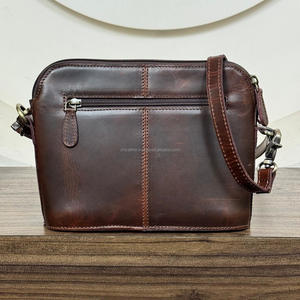 กระเป๋าสตางค์และกระเป๋าถือหนังวัวลายดอกไม้ดอกทานตะวันทำด้วยมือของผู้หญิงพร้อมสายคล้องไหล่สำหรับการใช้งานประจำวัน - Product Image 5