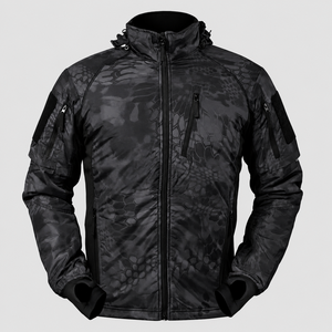 Casual Style Custom Woodland <b>Camo</b> Hood Tactical <b>Jacket</b> Outdoor Softshell Style Utility Windbreaker <b>Jackets</b> & Pants Tracksuit USA - Product Image 3
