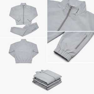 Custom Men <b>Women</b> Flash <b>Reflective</b> Tracksuit High Visibility Full Zip Jogger Set Casual Sports Wear <b>Jacket</b> and Pants - Product Image 6