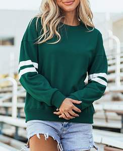 เสื้อสเวตเชิ้ตและกางเกงสเวตแพนท์ผู้หญิงสำหรับฤดูใบไม้ร่วง/ฤดูหนาว ผ้าฝ้าย 100% สวมใส่สบาย คุณภาพดีที่สุด ปรับแต่งได้ เป็นมิตรกับสิ่งแวดล้อม โลโก้ด้านหน้า ราคาประหยัด - Product Image 4