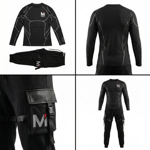 Ropa Deportiva MALUZA INDUSTRIES de Alto Rendimiento para Hombre, Traje de Compresión Negro para Entrenamiento, Running y Ejercicio, Traje Deportivo de Compresión Maluza - Product Image 6