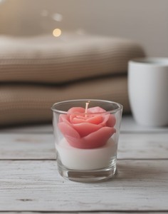 Rose Glass Soy wax <b>candle</b> Romantic Intimacy Glass <b>candle</b> best for Home Decor <b>Candle</b> gifts Available at wholesale Rate - Product Image 1