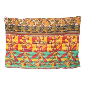 Lote de 15 piezas de colchas vintage indias Kantha con diseños variados, colchas navideñas, mayorista, exportador, fabricante, Indian Revers - Product Image 4