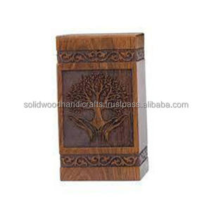 Nouvelles urnes funéraires en bois pour adultes, urnes funéraires en bois, taille personnalisée, fournitures funéraires - Product Image 3