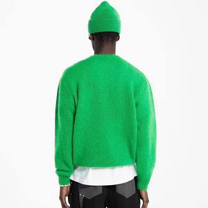 Suéter de Cuello en V para Hombre, Otoño, Nuevo, de Algodón de Alta Calidad, con Logotipo Bordado Personalizado, Esencial para la Temporada de Invierno - Product Image 5