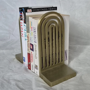 Sujetalibros Minimalistas Tradicionales de Aluminio para Escritorio u Oficina, Diseño Elegante, Personalizables y Confiables - Product Image 5