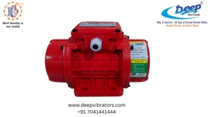 Vibrateur électrique rouge à moteur AC MVE 200/1 monophasé 3000 tr/min, unité d'entraînement robuste pour équipement de compactage vibratoire de caillebotis - Product Image 2