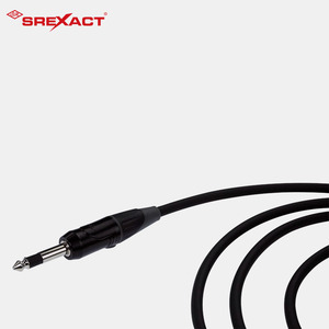 Cable de Audio para Guitarra SREXACT de 1M Negro con Conector Mono de 6.35mm - Product Image 3