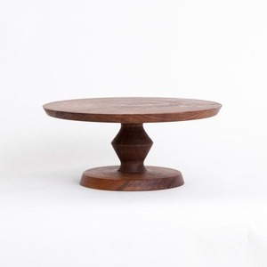 Classic Handmade Durable Round Wooden <b>Cake</b> <b>Stand</b> with Natural Wood Grain Finish for Festive Dessert Table Arrangement - Product Image 3