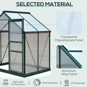 เรือนกระจกสำหรับสวนแบบวอล์กอินที่ไม่รองรับการคืนสินค้าที่ไม่มีข้อบกพร่อง - Product Image 4