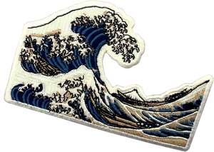 Écussons thermocollants personnalisés en tissu sergé brodé avec motif floral - Badges logo en gros pour vêtements et chapeaux - Product Image 4