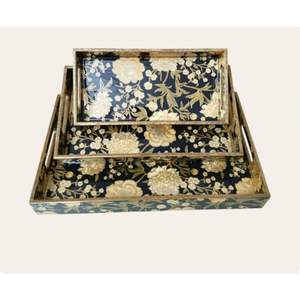 Plateau de service imprimé en MDF de qualité supérieure, modèle 9, pour servir des aliments, des boissons, du café, du thé - pour une présentation décorative - Product Image 4