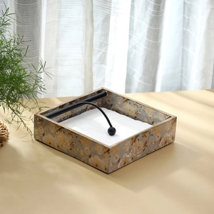 Boîte à mouchoirs en bois imprimée style bohème, durable et écologique, élégant organiseur de table pour salon, chambre et salle de bain - Product Image 6