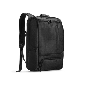 Sac à dos pour ordinateur portable en nylon et cuir imperméable, dernière collection, directement de l'usine, avec sangle de transport amovible, pour l'école et les voyages, avec options OEM et ODM - Product Image 1