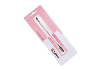 Pousse-ongles professionnel en acier inoxydable doré avec finition dorée et double extrémité - Product Image 3