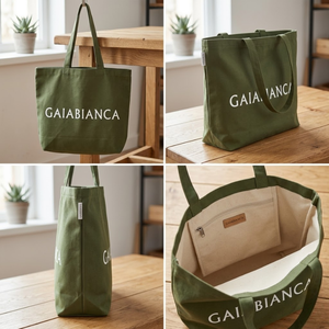 Eco Cotton Tote <b>Bag</b> | Heavy Duty Canvas Shopping <b>Bag</b> with Custom Logo Print Reusable Grocery Carry Tote OEM Export Wholesale - Product Image 4