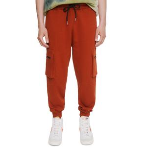 กางเกงวอร์มผ้าฟลีซสำหรับใส่เล่นยิมของผู้ชายกางเกงวิ่งจ๊อกกิ้งผ้าคอตตอนพิมพ์ลายพัฟแบบปัก - Product Image 6