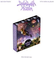 SEVENTEEN 11ème mini-album [SEVENTEENTHHEAVEN] (AM 5:26/PM 2:14/PM 10:23 Ver) Version aléatoire Photobook Carte photo K-Pop Tous âges