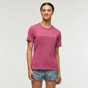 เสื้อยืดแขนสั้นผู้หญิงคุณภาพพรีเมียม OEM ผ้าฝ้าย 100% ระบายอากาศได้ดี สไตล์ลำลอง พิมพ์ลายโลโก้ ดีไซน์เรียบง่าย สีพื้น - Product Image 1