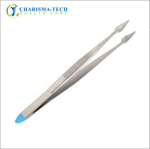 Premium Sterile Splinter <b>Plain</b> Dressing Forceps Stainless Steel EO Gas Sterilized Fine Point Surgical Instruments CE ISO Mark - Product Image 5