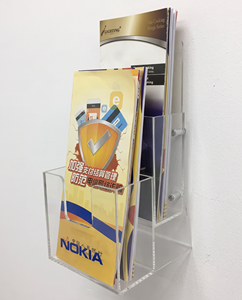 <b>A3</b> A4 A5 Acrylic Leaflet Brochure Holder Wall Mounted Retail Storage Display Stands for Shops Made of Plastic and Paper - Product Image 5