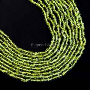AAA Natural <b>Peridot</b> Beads <b>Peridot</b> Teardrop Beads 4x6MM Straight Drilled <b>Peridot</b> Drop Shape Gemstone Beads for Jewelry Making - Product Image 6