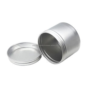 <b>Tin</b> Metal Jar Airtight Lid Top Hot Selling Readymade <b>Candle</b> Jar logo Printed Custom Branded <b>Candle</b> Wax Container Jar Wholesales - Product Image 1