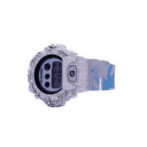 Relojes Elegantes de Lujo con Incrustaciones de Diamantes Moissanite, Movimiento Mecánico, Caja Redonda de Acero Inoxidable, para Fiestas - Product Image 2