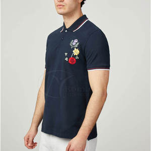 Camiseta Polo con Logotipo Personalizado Bordado, 100% Algodón, Manga Corta, Casual, para Hombre, Fabricante OEM - Product Image 2
