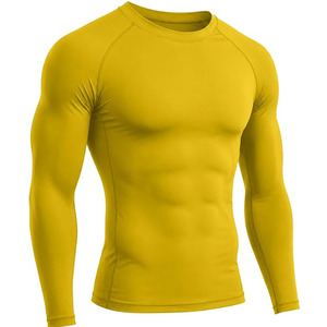 Camiseta de Compresión de Manga Larga Unisex con Diseño Personalizado, Ropa Deportiva para Entrenamiento Físico, Spandex/Poliéster de Secado Rápido - Product Image 5