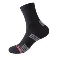 Chaussettes hautes unies respirantes en tricot pour adultes, usage quotidien décontracté, beige et noir - Product Image 5