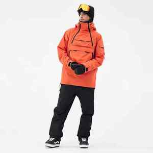 Veste de ski matelassée imperméable pour homme, personnalisée, avec capuche, 10 000 mm, isolée, pour l'hiver, la randonnée en plein air, la neige, fabricant OEM ODM - Product Image 6