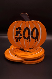 Pumpkin Shape <b>Drink</b> <b>Coaster</b> Ideal For Table Protection Daily Use Home Decor Stylish Kitchen And Dining Accessory From India - Product Image 5