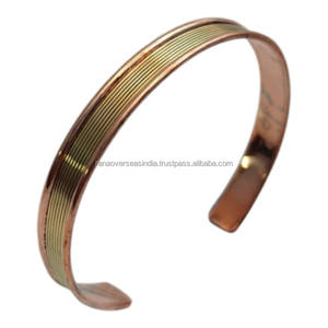 Pulsera Curativa Moderna de Cobre Puro Hecha a Mano, Ecológica, para Alivio del Dolor, Equilibrio Energético y Artritis - Product Image 3